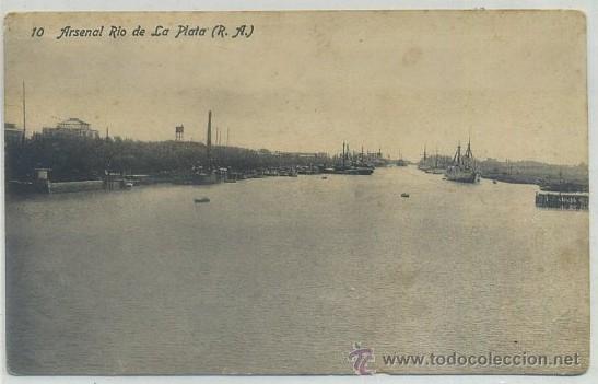 Cartes Postales: POSTAL DE ARGENTINA. RIO DE LA PLATA. ARSENAL N&ordm; 10   P-AMER-085