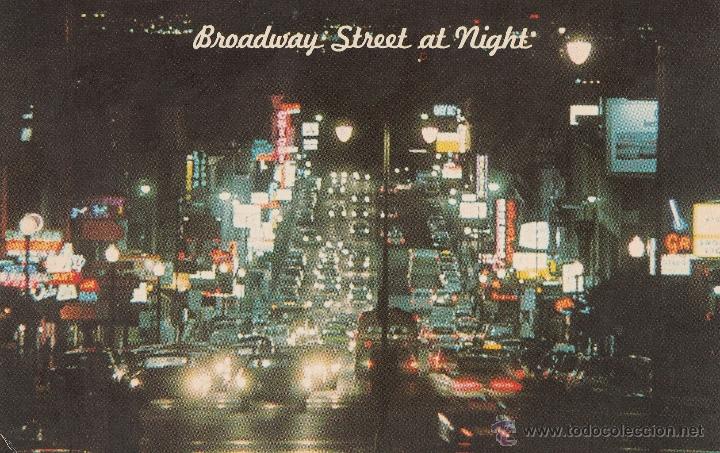 Postais: N&ordm; 14799 POSTAL BROADWAY STREET ESTADOS UNIDOS