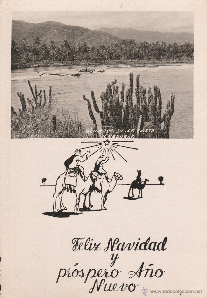 Postcards: N&ordm; 16421 POSTAL OCUMARE DE LA COSTA VENEZUELA FELICITACION NAVIDAD
