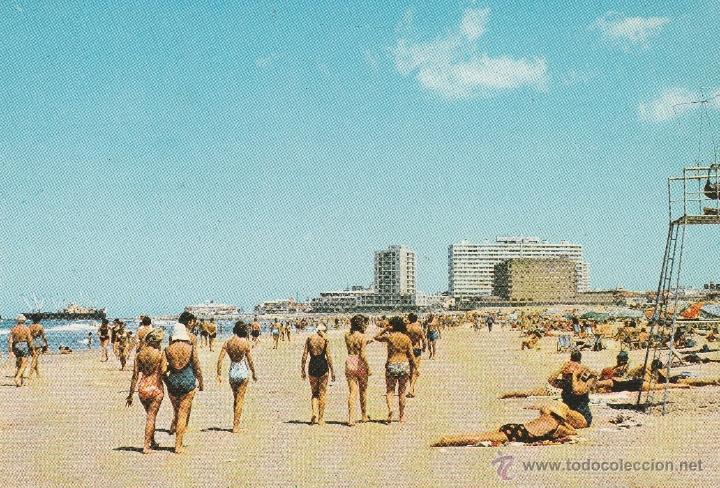 Postais: N&ordm; 18452 POSTAL PUNTA DEL ESTE URUGUAY PLAYA GRAVA