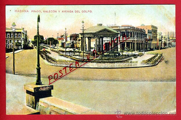 Postales: POSTAL HABANA, CUBA, PRADO, MALECON Y AVENIDA DEL GOLFO, P96841
