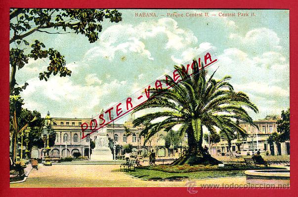Postales: POSTAL HABANA, CUBA, PARQUE CENTRAL II, P96845