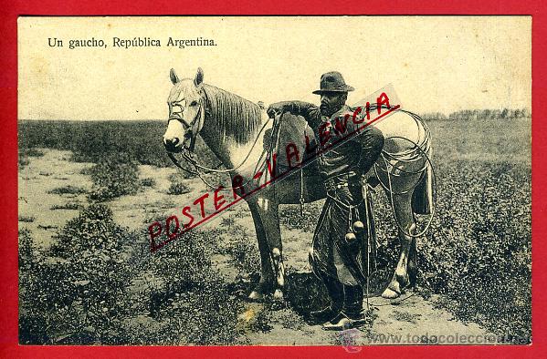 Postales: POSTAL REPUBLICA ARGENTINA, UN GAUCHO, P96873