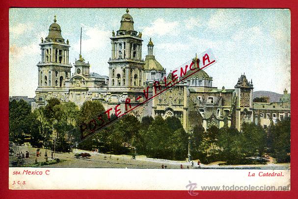 Postales: POSTAL MEXICO, LA CATEDRAL, P96895