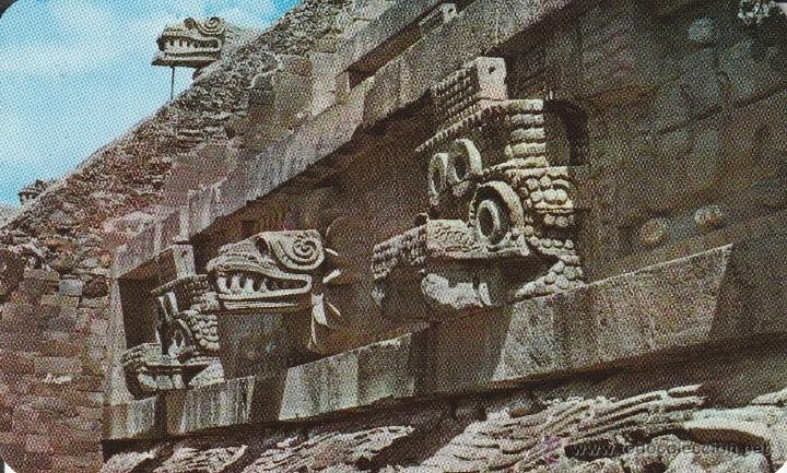 Postales: N&ordm; 20135 POSTAL TEMPLO DE QUETZALC&Oacute;ATL MEXICO SAN JUAN TEOTIHUACAN
