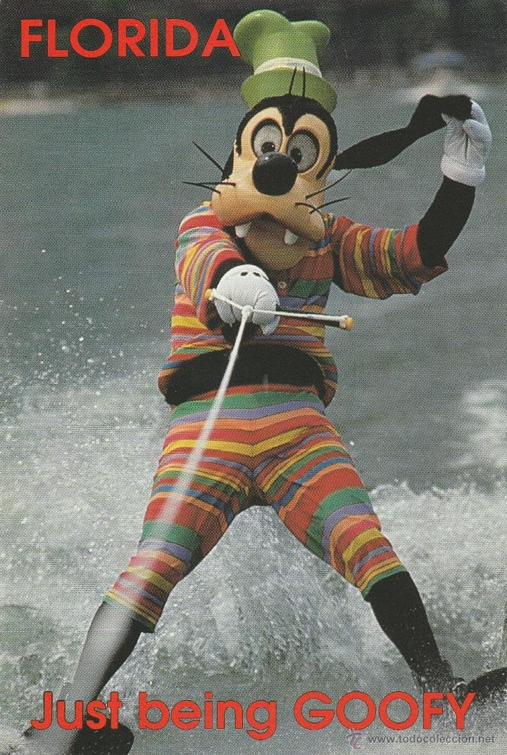 Postais: N&ordm; 20994 POSTAL MICKEY&acute;S FLORIDA COLLECTION JUST BEING GOOFY WALT DISNEY