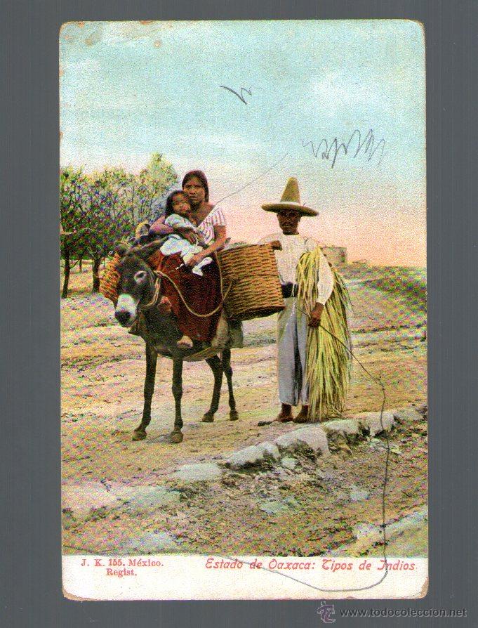 Postales: OAXACA TIPOS DE INDIOS MEXICO - POSTAL - Foto 1