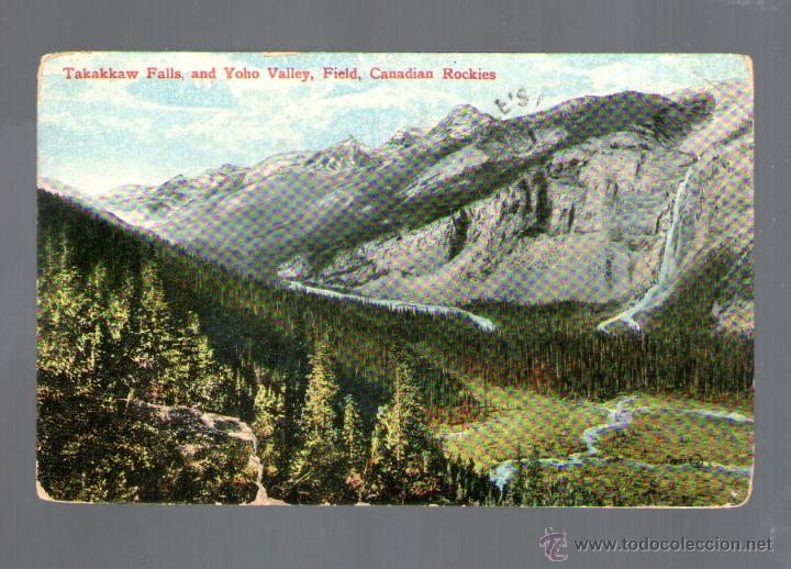 Cartoline: TAKAKKAW FALLS YOHO VALLEY FIELD  CANADA - POSTAL
