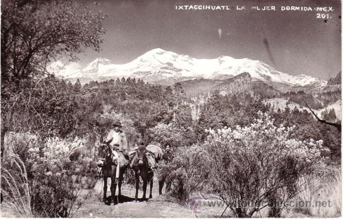 Postkarten: N&ordm; 6454 POSTAL MEXICO IXTACCIHUATL LA MUJER DORMIDA