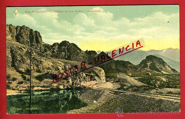 Postcards: POSTAL ARGENTINA, CORDILLERA DE LOS ANDES, USPALLATA, P98300D