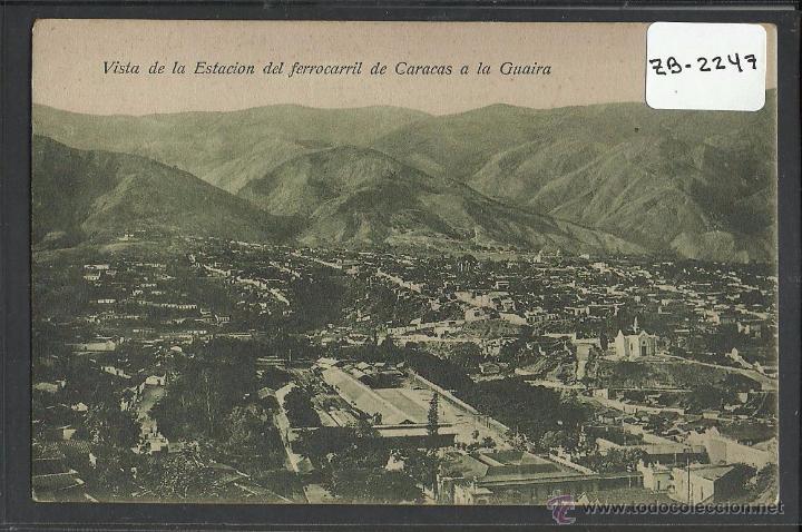Postkarten: CARACAS - VENEZUELA - ESTACION FERROCARRIL - (ZB-2247)