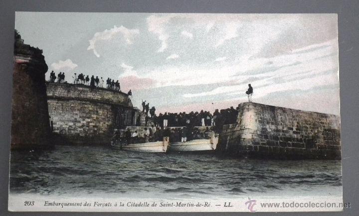 Postales: POSTAL DEL EMBARQUEMENT DES FOR&Ccedil;ATS &Agrave; LA CITADELLE DE SAINT MARTIN