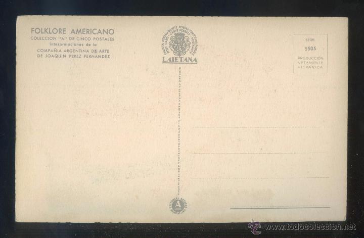 Postales: Ecuador. *Indios Otavale&ntilde;os* Ilustra: J. M. Tuser. Nueva. - Foto 2