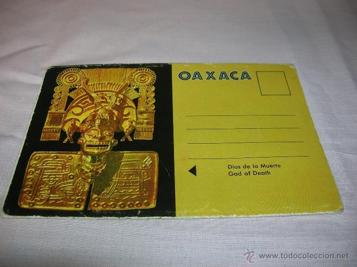 Cartoline: Abanico con trece vistas de Oaxaca