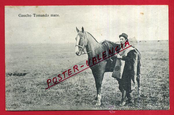 Cartes Postales: POSTAL ARGENTINA, GAUCHO TOMANDO MATE, P81576