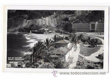 Postais: TARJETA POSTAL DE BRASIL. PRAIA VERMELHA. RIO DE JANEIRO.