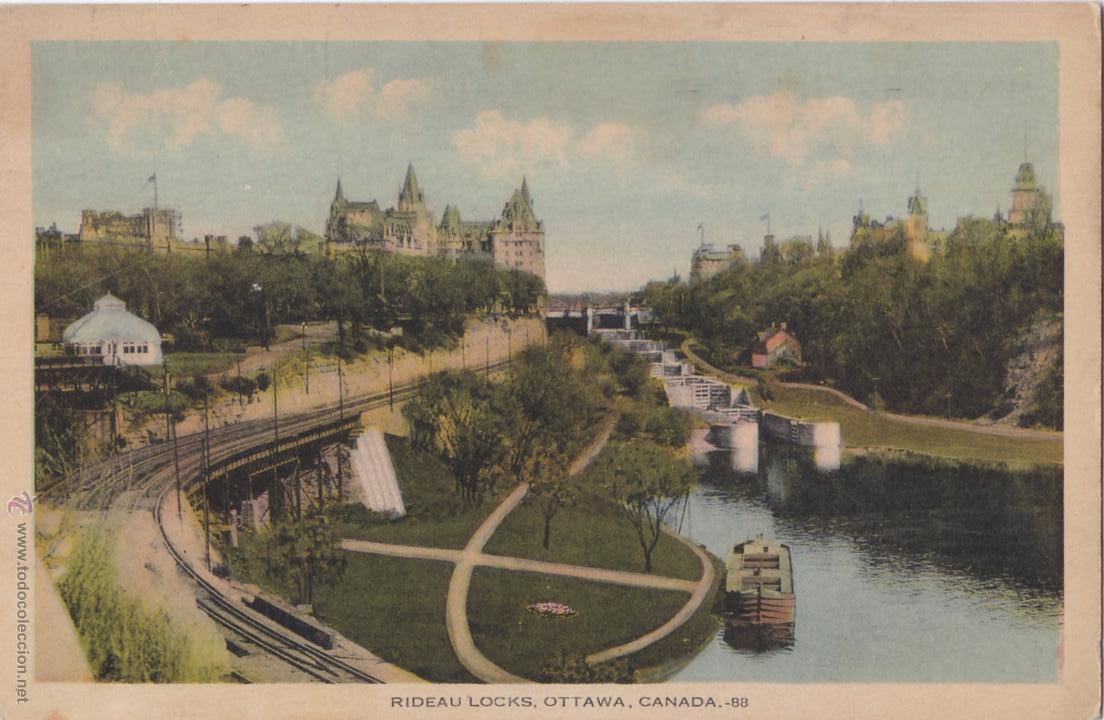 Postales: P- 3564. POSTAL DE CANADA, OTTAWA. RIDEAU LOCKS. - Foto 1