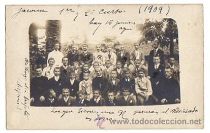 Postcards: TARJETA POSTAL FOTOGRAFICA SEMINARISTAS ESPA&Ntilde;OLES EN JACONA. MEXICO. A&Ntilde;O 1909