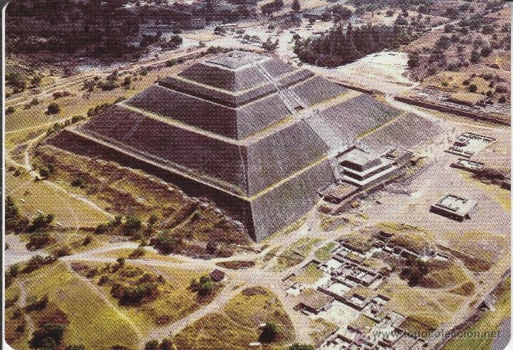 Postcards: N&ordm; 24323 POSTAL PIRAMIDE DEL SOL MEXICO