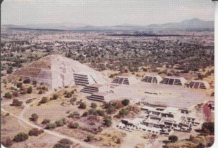 Postkarten: N&ordm; 24321 POSTAL PIRAMIDE DE LA LUNA MEXICO