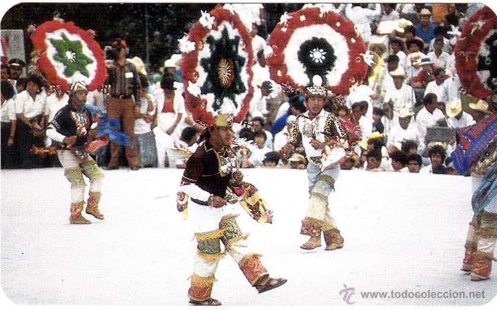 Postkarten: MEXICO - OAXACA - LA GUELAGUETZA - DANZA DE LA PLUMA - MEXFOTOCOLOR - N&ordm;1089