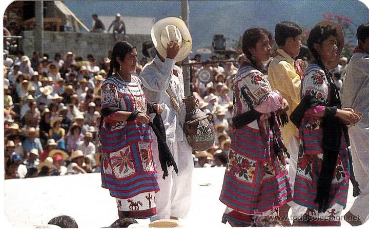 Postkarten: MEXICO - OAXACA - LA GUELAGUETZA - REGION DE LA CA&Ntilde;ADA - HUAUTLA DE JIMENEZ - MEXFOTOCOLOR - N&ordm;289