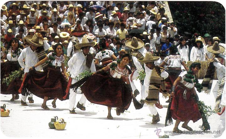 Postkarten: MEXICO - OAXACA - LA GUELAGUETZA - BAILABLE SAN ANTONINO CASTILLO VELASCO - MEXFOTOCOLOR - N&ordm;1289