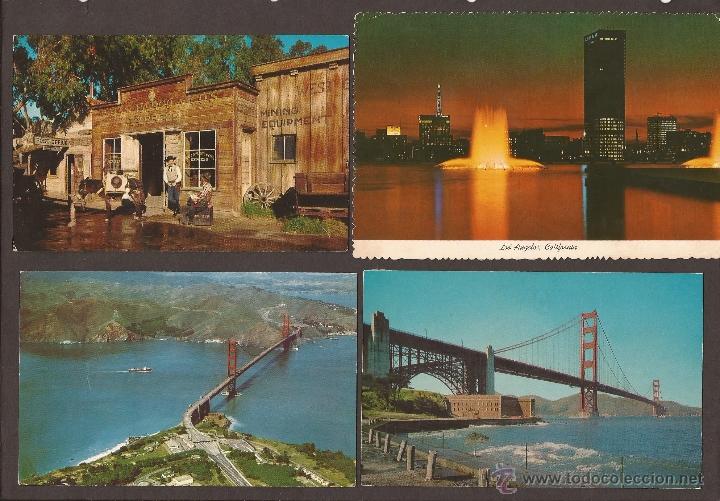 Postcards: GOM-357_4 Postales de EEUU (San Francisco y Los Angeles)