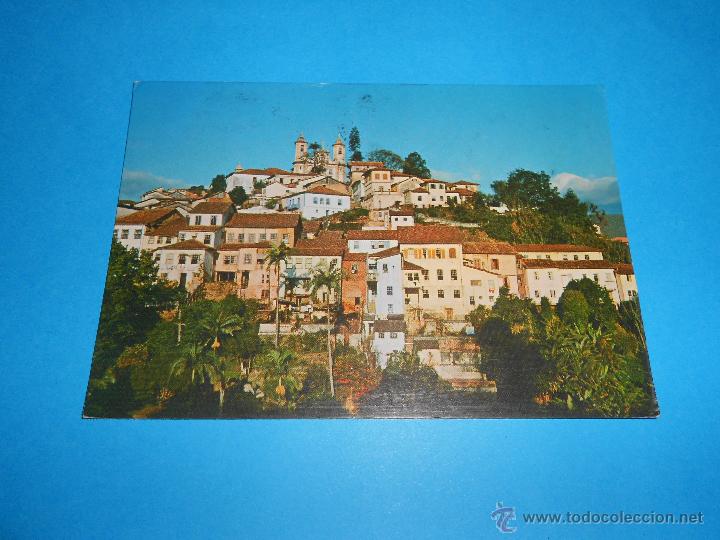 Cartoline: POSTAL OURO PRETO - MG - VISTA PARCIAL DE LA CIUDAD - BRASIL - ESCRITA Y CIRCULADA - MERCATOR