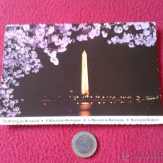 Postales: TARJETA POSTAL POST CARD EL MONUMENTO WHASINGTON MONUMENT USA ESTADOS UNIDOS EEUU CON SELLO VER FOTO