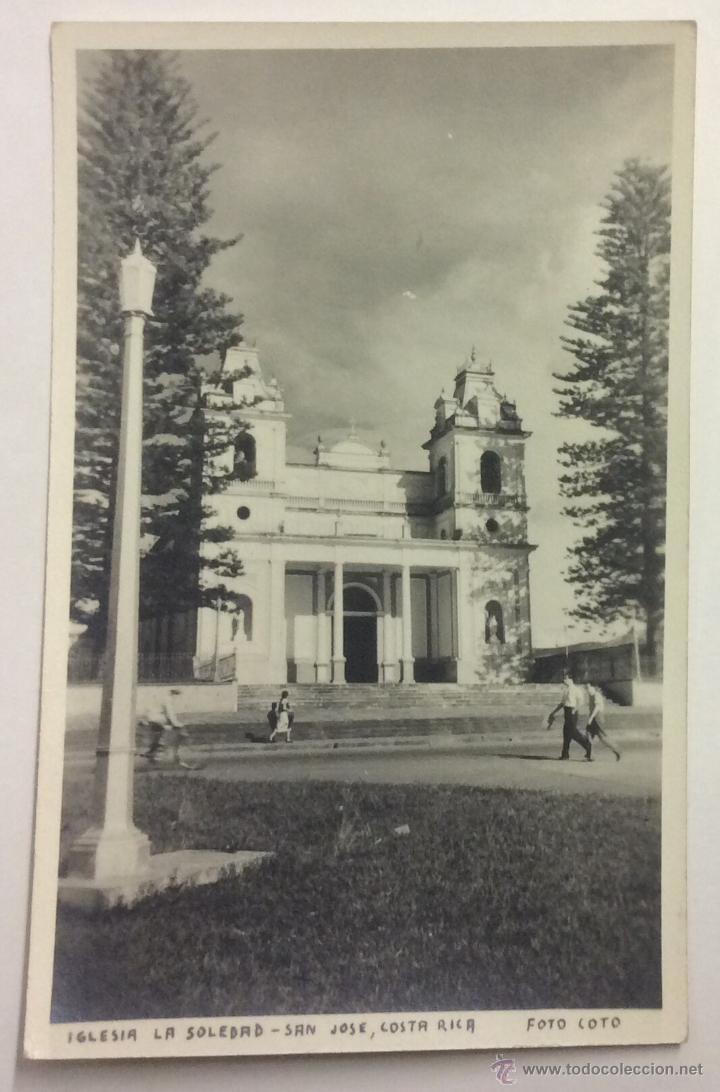 Postais: SAN JOS&Eacute;. COSTA RICA. IGLESIA LA SOLEDAD. (FOTO COTO). FOTOGR&Aacute;FICA