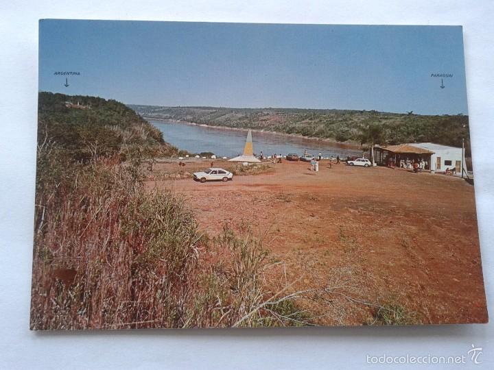 Postcards: POSTAL -- BRASIL - FOZ DO IGUA&Ccedil;U - MARCO DE TRES FRONTEIRAS -- SIN USO --