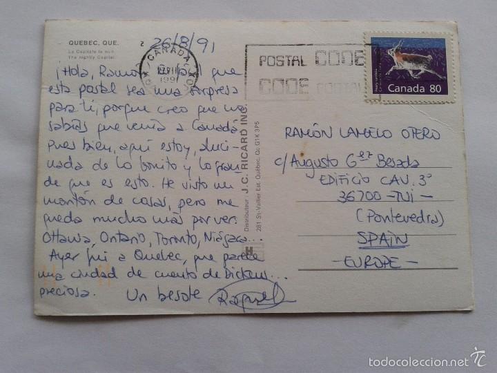 Postales: POSTAL -- QUEBEC - CANADA -- CIRCULADA -- - Foto 2