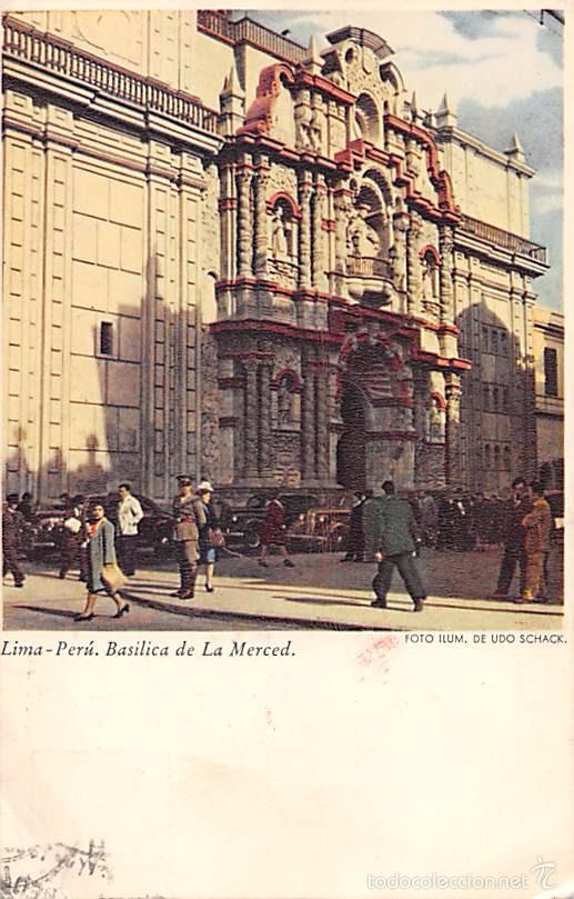Postales: LIMA (PER&Uacute;).- BASILICA DE LA MERCED - Foto 1