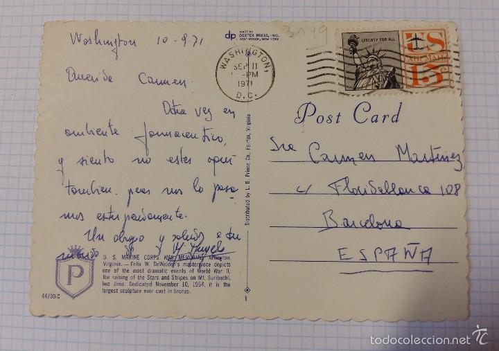 Postales: Postal de Washington, circulada - Foto 2