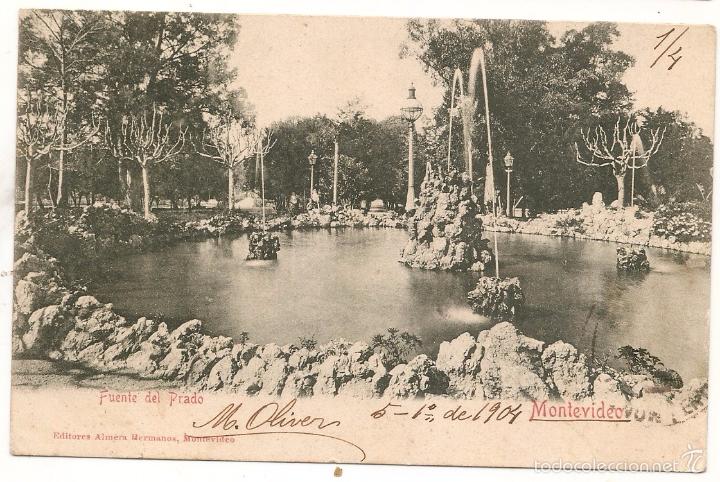 Postais: Montevideo. Dorso sin dividir. 1904