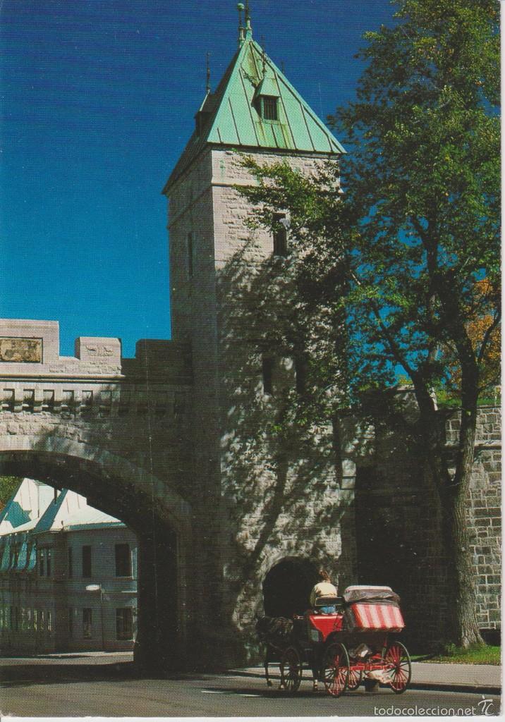 Postales: QUEBEC (CANADA). LA PORTE SIANT LOUIS - Foto 1