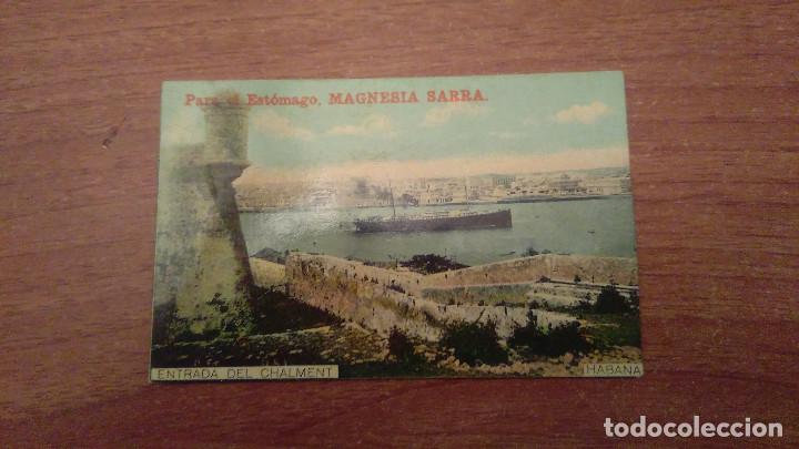 Postcards: ANTIGUA TARJETA POSTAL ENTRADA DEL CHALMENT HABANA PARA EL ESTOMAGO SARRA