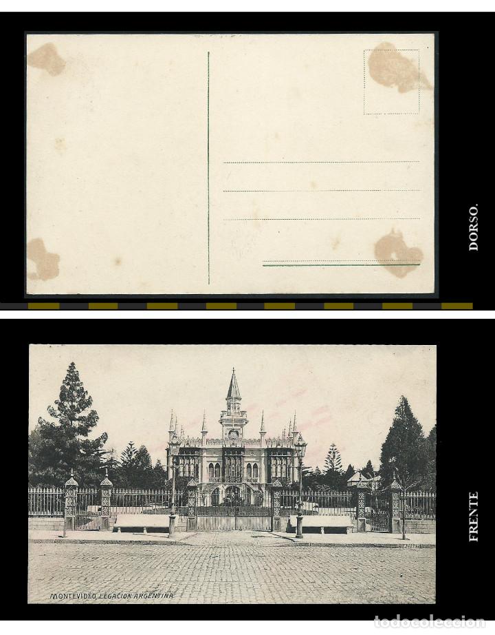 Postales: Montevideo. Legaci&oacute;n Argentina. Uruguay. - Foto 1