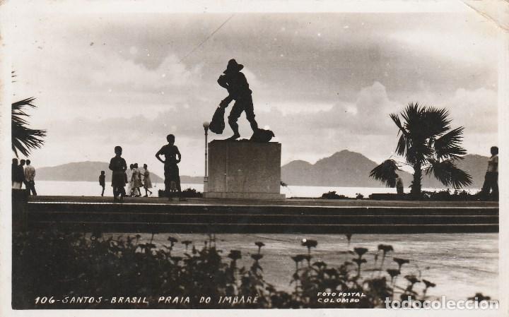 Postales: N&ordm; 29206 POSTAL SANTOS BRASIL