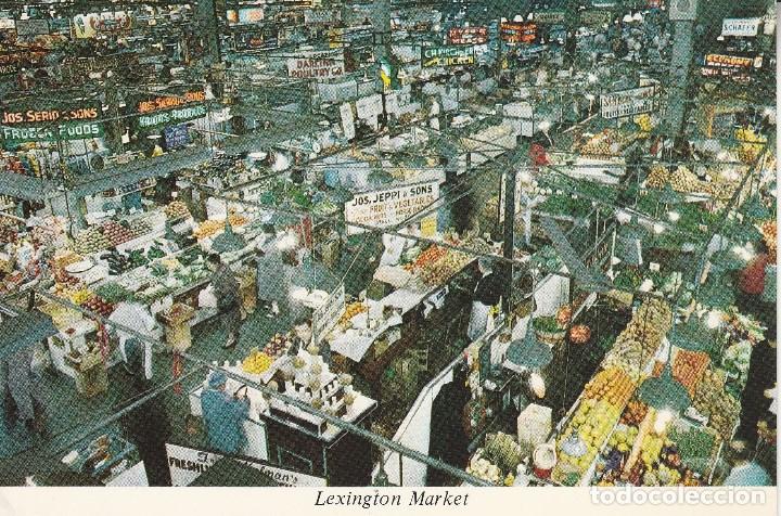 Cartoline: N&ordm; 995 POSTAL LEXINGTON MARKET BALTIMORE MARYLAND ESTADOS UNIDOS