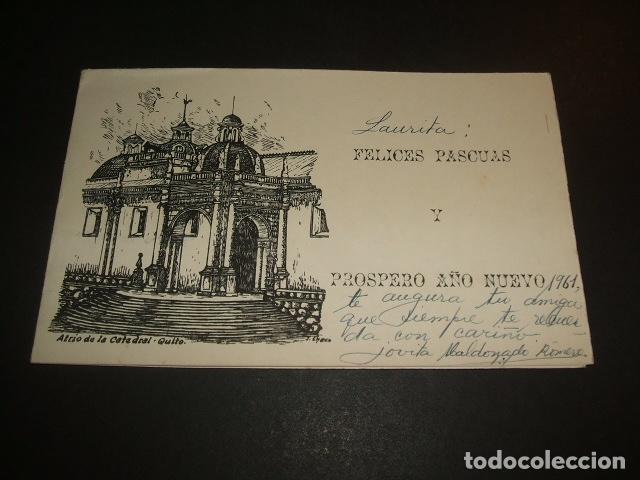 Postales: QUITO ECUADOR ATRIO DE LA CATEDRAL - Foto 1