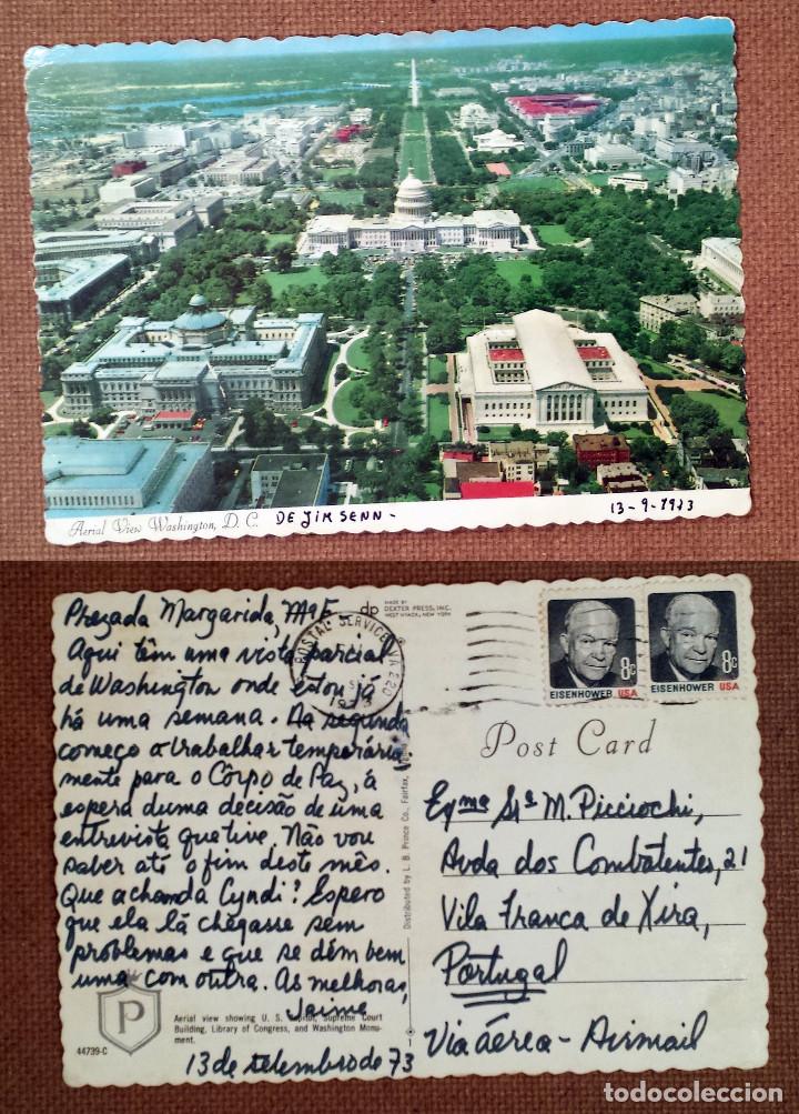 Postales: WASHINGTON 1973 - POSTCARD - STAMP 2 X 8 C - Foto 1