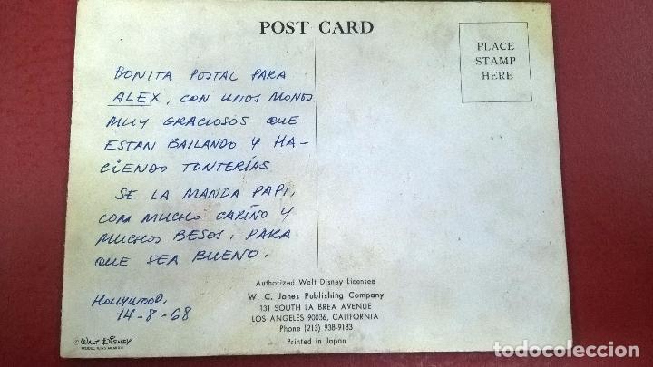Postales: POSTAL WALT DISNEY-1968 - Foto 2