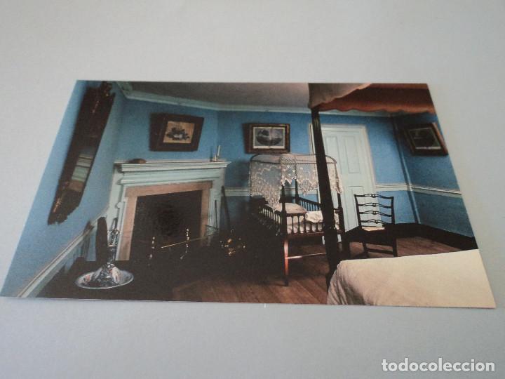 Postales: mount vernon bedroom by mrs. washintong