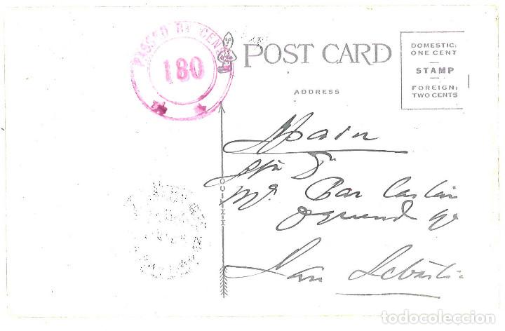Postales: Washington DC. 1928. Dirigida a San Sebastian - Foto 2