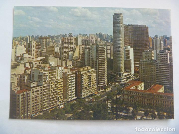 Postkarten: POSTAL DEL BRASIL TURISTICO : SAO PAULO , VISTA PANORAMICA  . A&Ntilde;OS 50