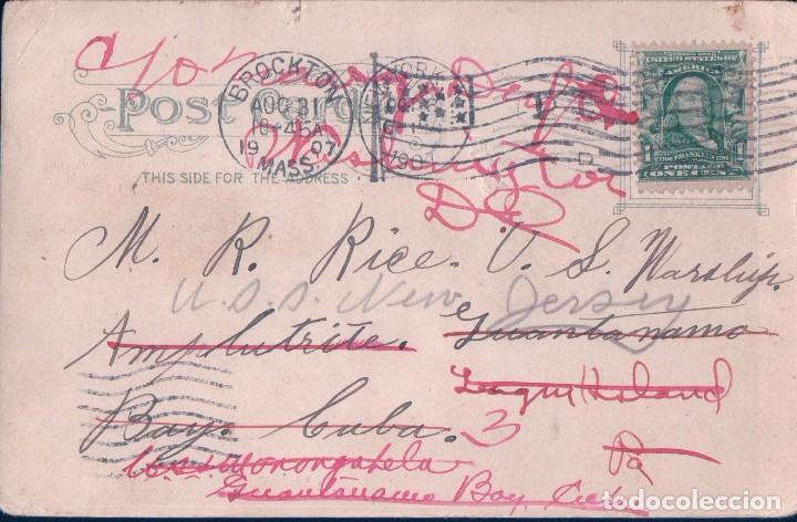 Postales: Washington D.C., Pennsylvania Avenue, from Treasury - CIRCULATED 1907 - GUANTANAMO - CUBA - Foto 2 - 98107471