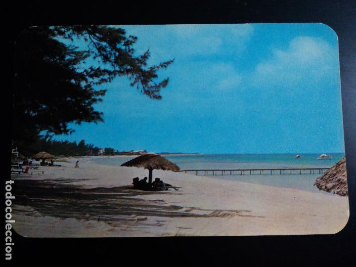 Postais: POSTAL DE CUBA. PLAYA DE KAWAMA. VARADERO. DEDICADA. 1955