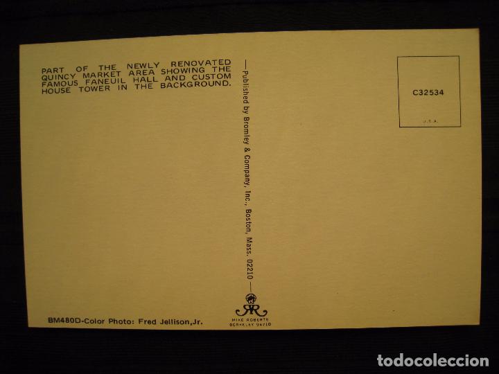 Postales: POSTAL BOSTON - QUINCY MARKET. - Foto 3